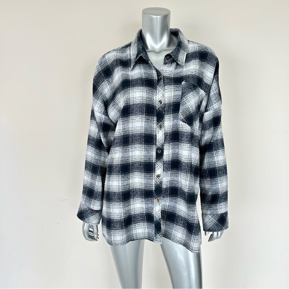 CISONO women plaid shirt size XL